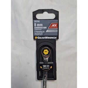 GearWrench  Pro Series 8mm in. METRIC Combination Wrench, Ratcheting,